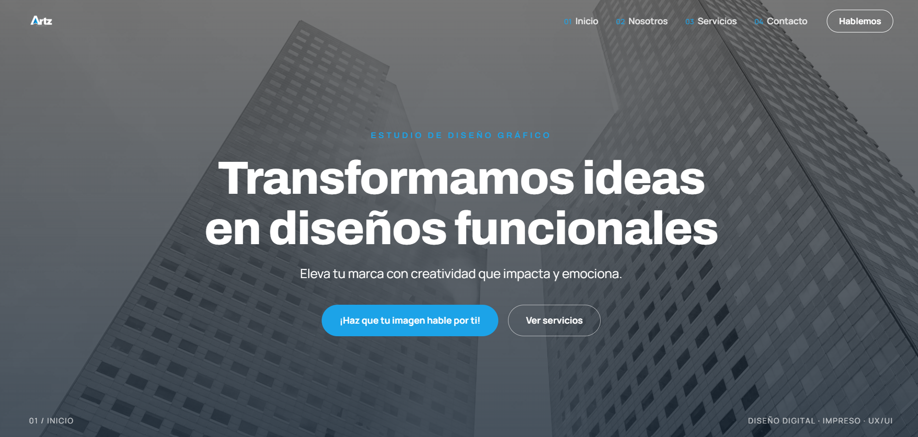 Portafolio de diseño gráfico artz.top